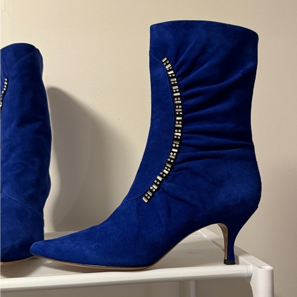 Marc Jacobs blue suede boots size 39 - Picture 2 of 8